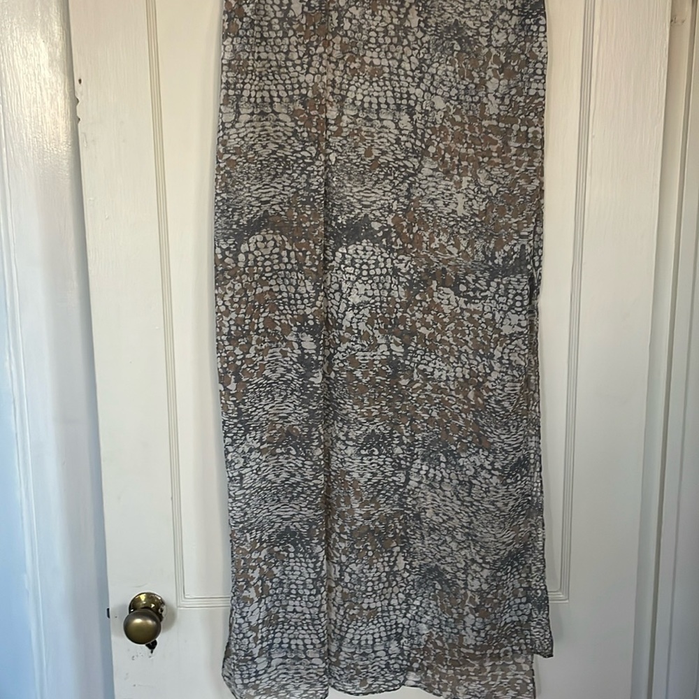 Beautiful blue and cream scarf